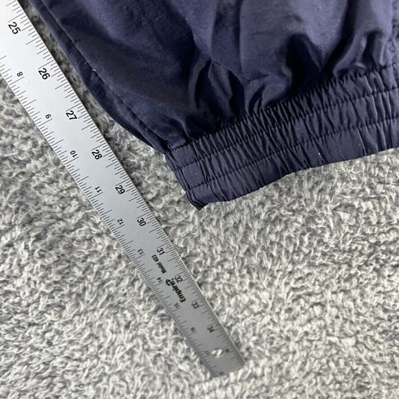 Vintage Puma Track Pants Men's medium Blue Cuffed joggers Embroidered Logo 90s - Picture 6 of 12